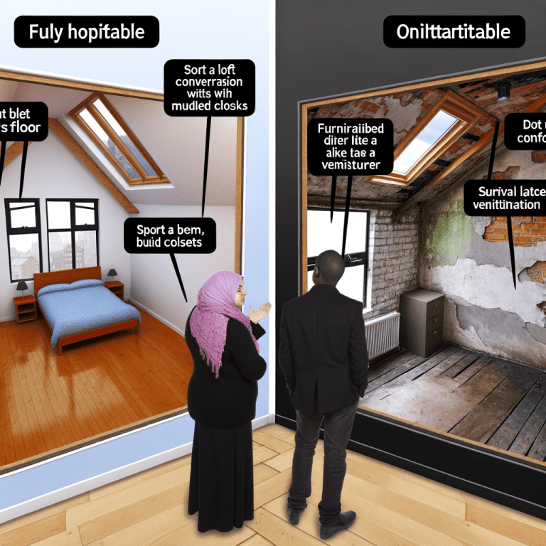 The Intricacies of Loft Conversions: Understanding Habitable Versus Inhospitable Spaces